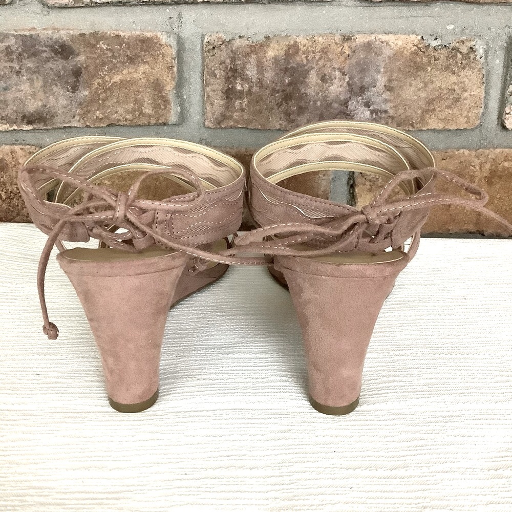 MARC FISHER “Journal” Ankle Strap Wedge Sandal SZ-11 - Picture 7 of 12